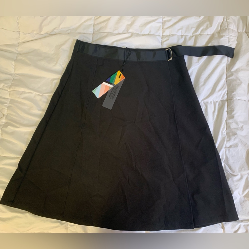 Front row- wrap skirt